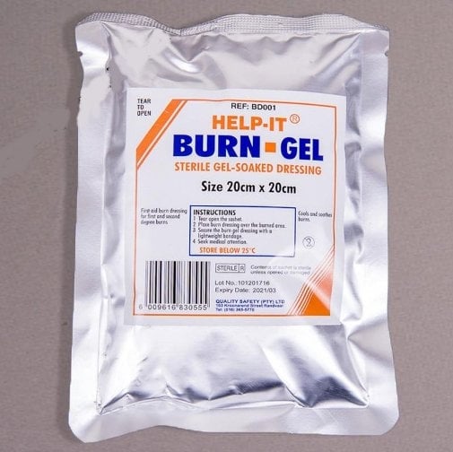 BurnEaz & BurnGel Dressing (choice of 5 sizes) The Survivalist
